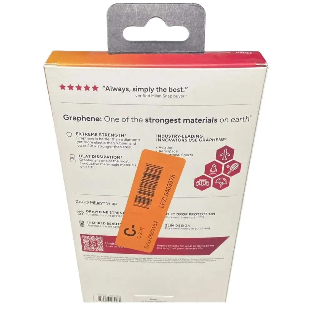 ZAGG Milan iPhone 15 Pro MagSafe Case 6.1